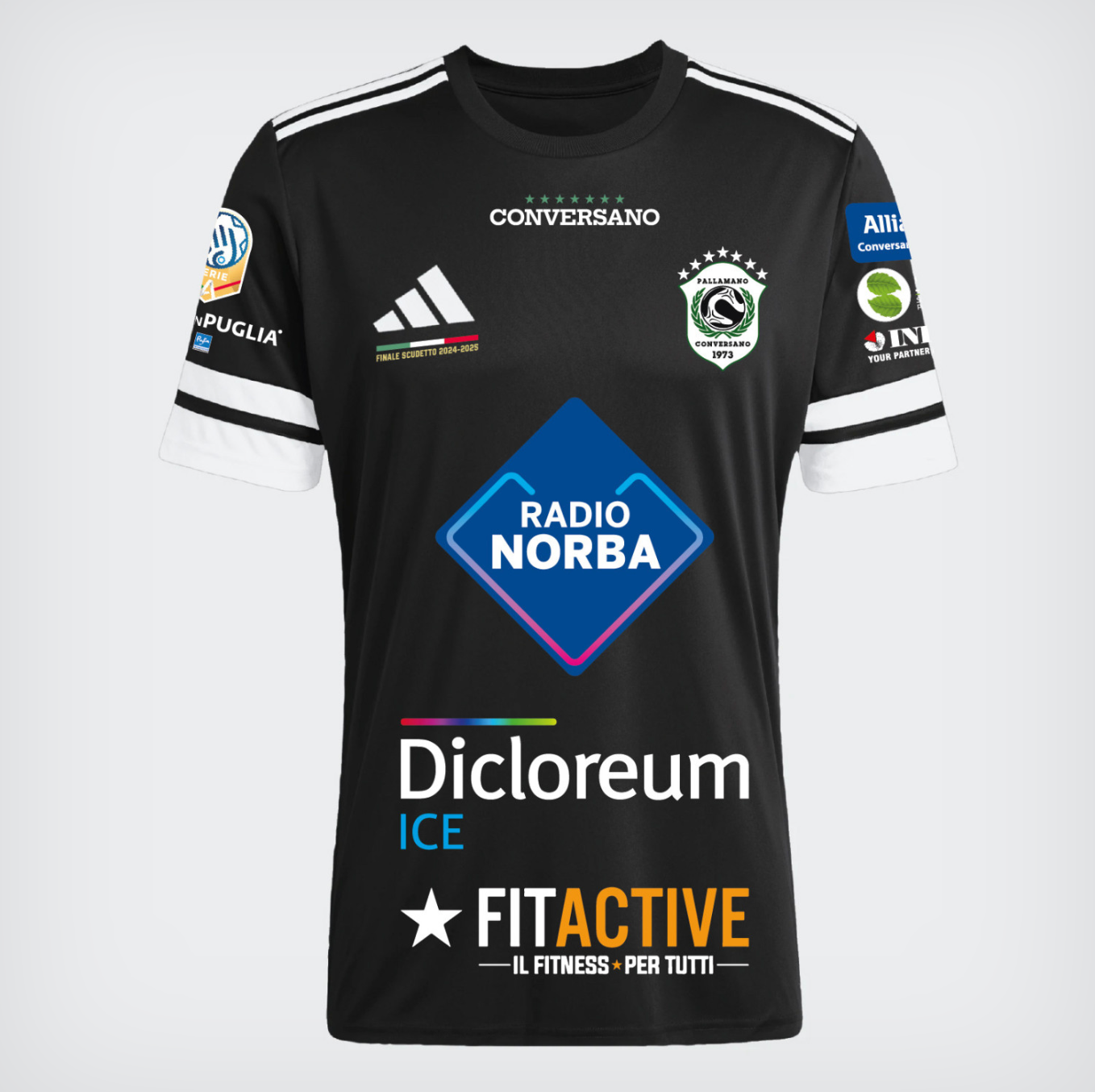 PALLAMANO CONVERSANO MAGLIA GARA AWAY ADIDAS