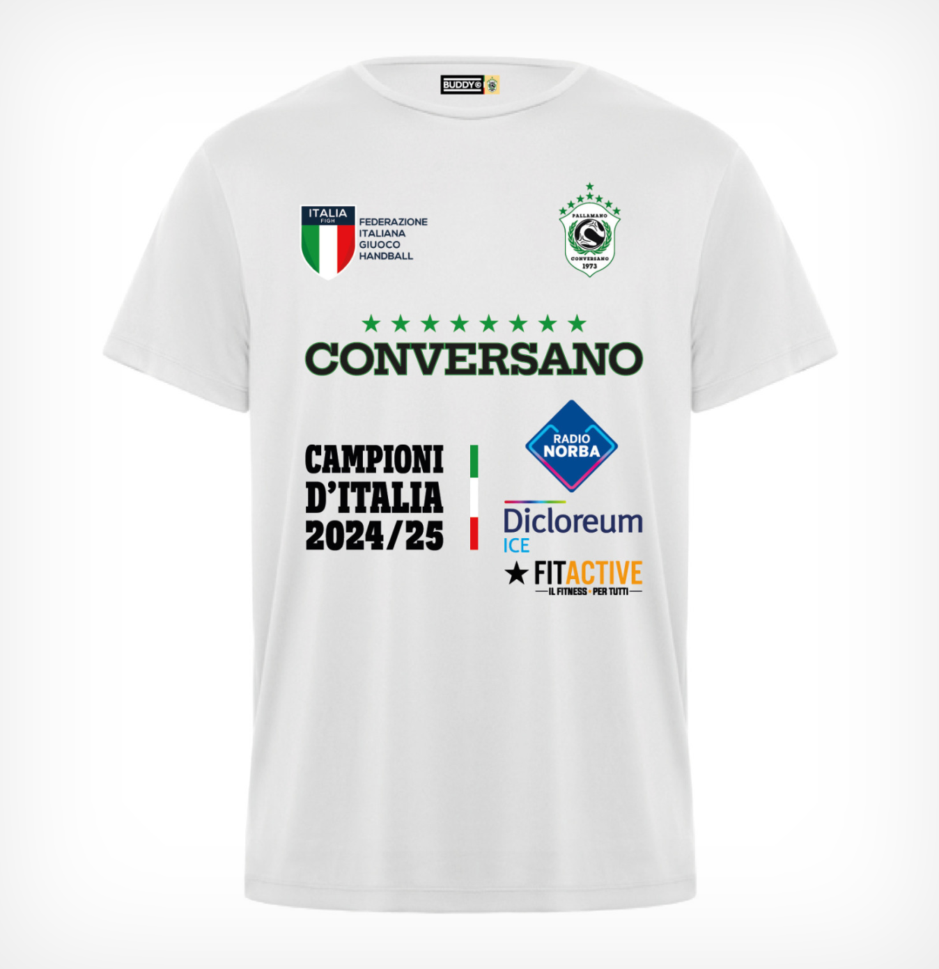 PALLAMANO CONVERSANO "CAMPIONI D'ITALIA" T-SHIRT CELEBRATIVA